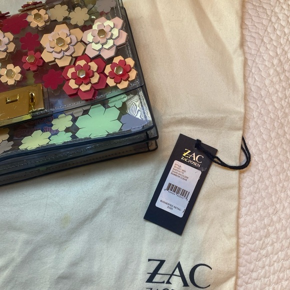 Zac Posen Bags Zac Posen Clear Eatha Rainbow Bag Adjustable Chain
